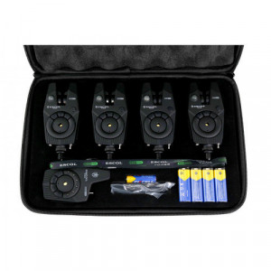 Set 4 avertizori cu statie Carp Pro Escol WRS