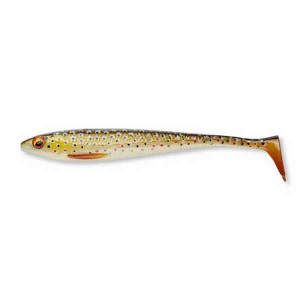 Shad Daiwa Duckfin Pastrav Brun 9cm, 7buc/plic