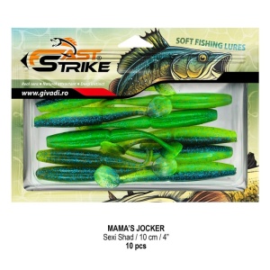 Shad Fast Strike Mama's Jocker, Sexi Shad, 10cm, 10buc/blister - Img 2
