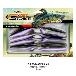Shad Fast Strike Turbo Zander, Arborela, 10cm, 10buc/blister - Img 2