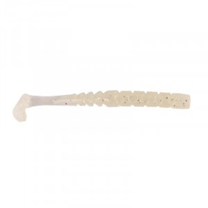 Shad Mustad AJI Paddle Tail, 5cm, White Luminous, 12buc/plic