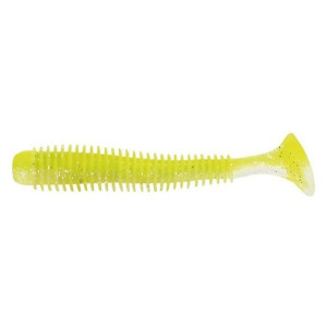 Shad RIB Slim Shady Chartreuse Ghost 7.5cm, 12buc/plic Rapture - Img 1