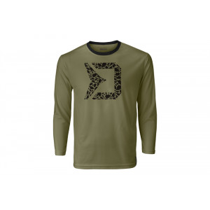 Tricou cu Maneci Lungi Delphin Rawer Carpath, Verde - Img 2