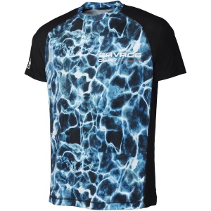 Tricou Savage Gear Marine UV Blue Sea