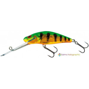 Vobler Salmo Bullhead BD8SDR, culoare Holographic Fire Tiger, 8cm, 17g