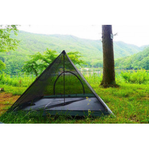 Cort panza anti-insecte DD Hammocks SuperLight Pyramid, 1 persoana - Img 4