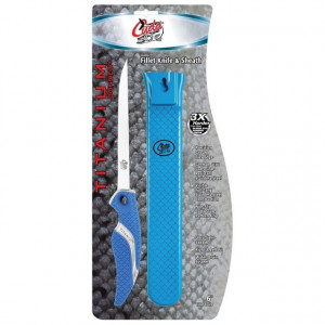 Cutit Cuda pentru filetat Titanium Flex cu teaca, lama 15cm - Img 2