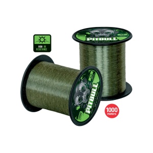 Fir Monofilament Carp Zoom Pitbull High UV, Grey, 1000m