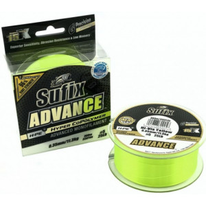 Fir Sufix Advance HMPE Hyper CoPolymer, Hi Vis Yellow, 300m