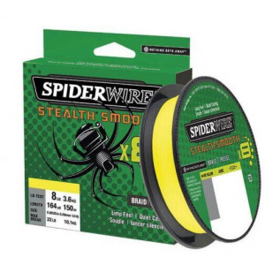 Fir textil Berkley Spiderwire Stealth Smooth 8x, galben, 150m