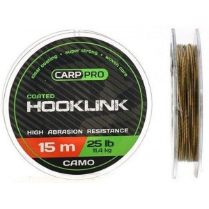 Fir textil cu camasa Carp Pro Coated Hooklink, camuflaj, 15m