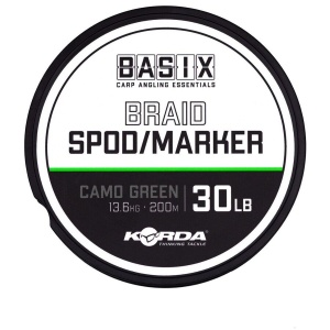 Fir Textil Korda Basix Spod/Marker Braid, Camo Green, 200m
