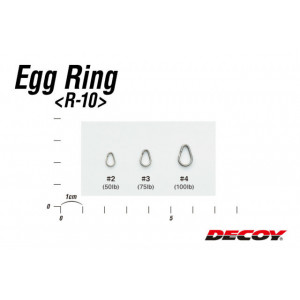 Inele Despicate Decoy R-10 Egg Ring Silver