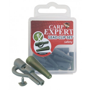 Kit Montura Plumb Pierdut Carp Expert Lead Clip, 6buc