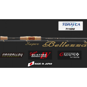 Lanseta Graphiteleader Super Bellezza 18 GSBS-642UL, 1.93 m, 0.5-5g, 2 tronsoane - Img 2