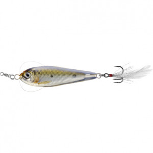 Lingurita Livetarget Flutter Sardine , Sinking, culoare Silver-Bronze, 5.5cm, 14g