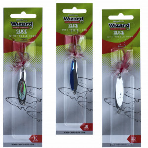Lingurita oscilanta Wizard Slice Spoon, argint-albastru - Img 2