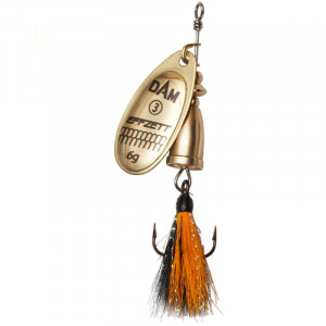 Lingurita rotativa Dam Effzett Executor Dressed, Nr.4, 8g, Gold