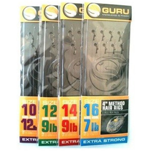 Montura Method Hair Rig carlig nr.16 / 8buc /plic Guru