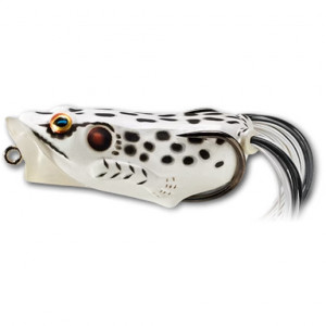 Naluca Livetarget Hollow Frog Popper, culoare Albino-White, 6.5cm, 14g