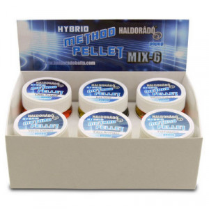 Pelete Haldorado Hybrid Method Pellet, Mix 6 arome, 8mm