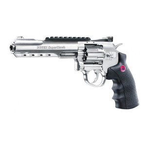 Pistol airsoft CO2 Ruger SuperHawk 6" Silver  / 8 bb / 3J Umarex
