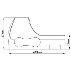 Red Dot Sight Kite Optics K1 2MOA cu prindere