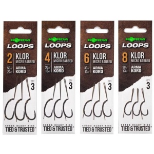 Rig Korda Loop Rigs Klor Barbed, 3buc/plic - Img 2