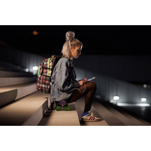 Rucsac Wheel Bee Generation Z multicolor cu iluminare LED - Img 5