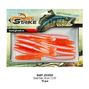 Shad Fast Strike Baby Jocker, Gold Fish, 8cm, 10buc/blister - Img 2