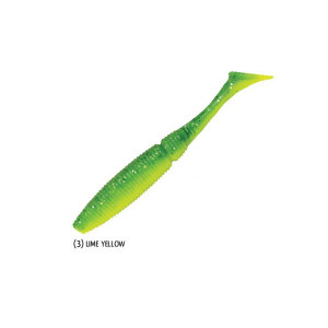 Shad Power Shad Dual Lime Yellow 11.5cm, 6buc/plic Rapture - Img 1