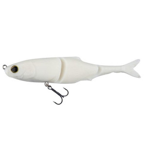 Swimbait Sub KickerPearl White 18cm, 1 buc/plic Biwaa