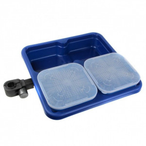 Tava Laterala Team Feeder cu cutie momeala, 36,5x36,5x7,5cm - Img 2