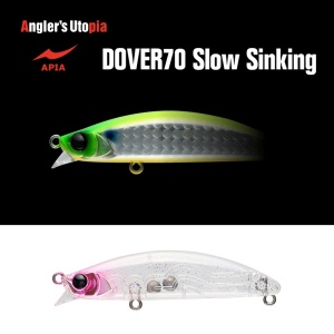 Vobler Apia Dover 70SS, Peach Clear Glitter, 7cm, 10g - Img 2