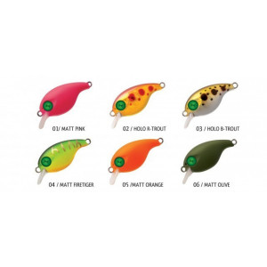 Vobler Chibi Crank Mat Orange Floating 2.8cm 1.8g Rapture - Img 2