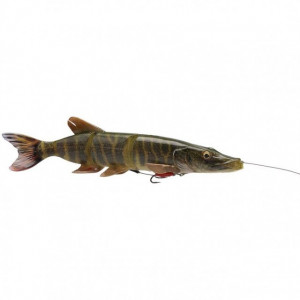 Vobler Swimbait Savage Gear 4D Line Thru Pike SS01, 25cm, 105g