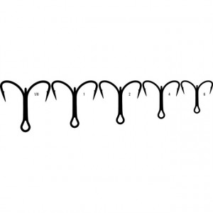 Ancora tripla nichel scurta 6buc/plic Mustad - Img 2