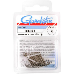Ancore Gamakatsu 13N Treble, nickel, 25buc