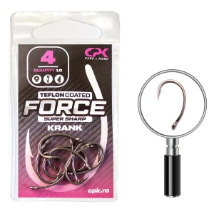 Carlige CPK Force Teflon Coated Krank, 10buc/plic