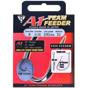 Carlige Legate Gamakatsu A1 Fine Feeder, 10buc/plic
