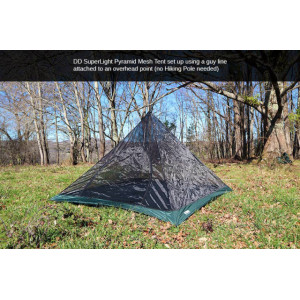 Cort panza anti-insecte DD Hammocks SuperLight Pyramid, 1 persoana - Img 5