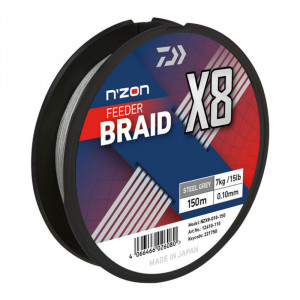 Fir Daiwa NZON 8XBraid Steel Gray - Img 2
