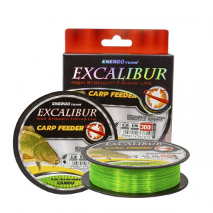 Fir EnergoTeam Excalibur Carp Feeder, verde fluo, 300m