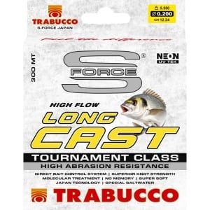 Fir monofilament Trabucco S Force Longcast UV Neon Teck 600m