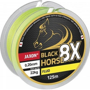Fir Textil Black Horse PE 8X Fluo 125m Jaxon