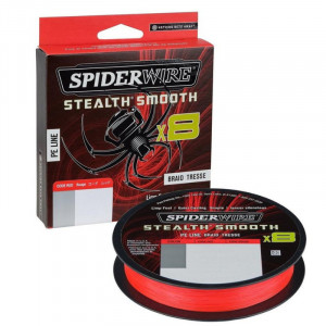 Fir Textil SpiderWire Stealth Smooth 8 Braid, Code Red, 150m