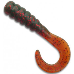 Grub Big Hammer Grubs, Motor Oil Red, 4.5cm, 25 buc