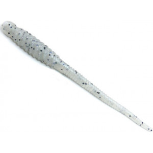 Grub Big Hammer Salt Shaker Worm, Blue Pearl, 10cm, 10 buc
