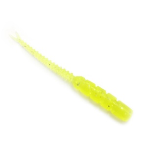 Grub Mustad Aji Bachi, UV Clear Chartreuse, 5cm, 15buc/plic - Img 2