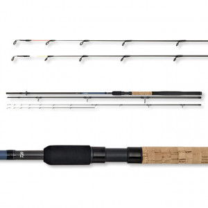 Lanseta Daiwa N'Zon Distance XL Feeder, 3.90m, 120g, 3+2 tronsoane - Img 2